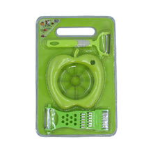 5508 Plastic Chopping Board With Knife Set And Scissor And Wine Stainless Steel And Plastic Kitchen Item Multipurpose Cutting Vegetables