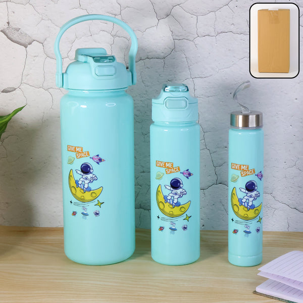Premium Water Bottles 2000ml + 900ml + 300ml  - (Set)