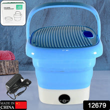 Portable Washing Machine, Mini Folding Washer and Dryer Combo, for Underwear, Socks, Baby Clothes, Travel, Camping, RV, Dorm, Apartment