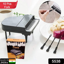 5538 10pcslot Creative Piano Fruit Forks Set Food Sticks For Dessert Fruit Snack Picking Kitchen Dining Tools (10 Pc Set)