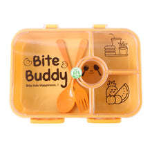 Bite Buddy 4-compartment Leak-resistant Plastic Lunch Box With Spoon  Fork