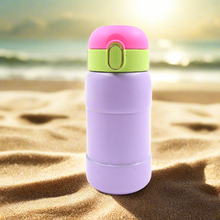 Duckstainless Steel Water Bottle For Kids Adults Steel Flask Metal Thermos Spill Proof Cap Closure Bpa Free For School Home Office Drinkware (1 Pc  Mix Design)