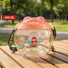 Round Belly Shape Kids Water Bottle (400ml  1 Set )