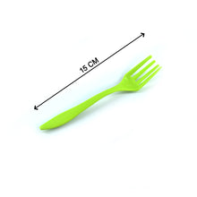 2839 Small Plastic 6pc Serving Fork Set For Kitchen