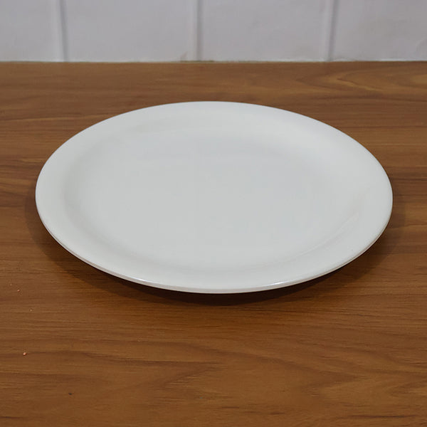 Plastic Round Dinner  Serving Plate  23 Cm (1 Pc)