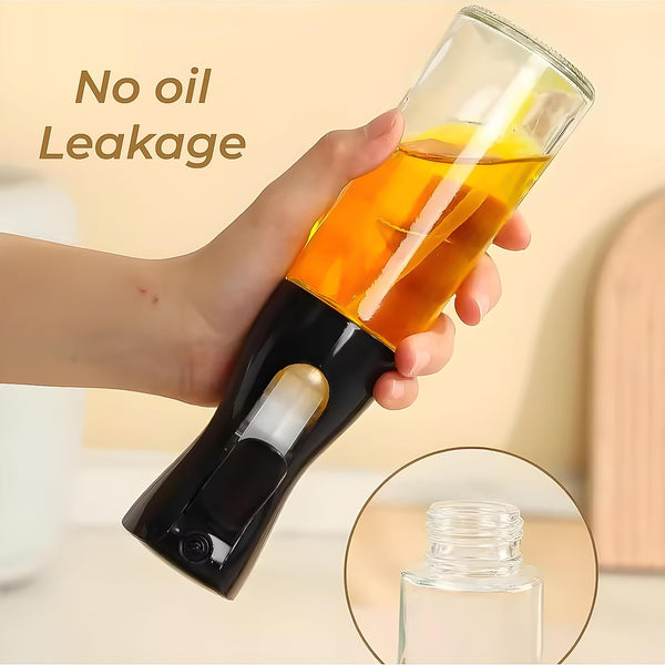 Plastic Oil Spray Bottle - Versatile Kitchen Gadgets (250 Ml Approx)