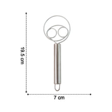 2-piece Stainless Steel Spiral Hand Whisk - (2 Pc  Set)