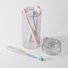 Multipurpose Travel-friendly Toothbrush Holder With 4 Soft Bristle Toothbrushes