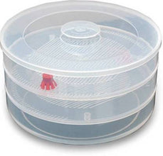 093 Plastic 3 Compartment Sprout Maker White