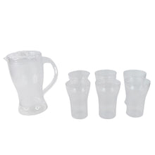 Apex Unbreakable Lemon Jug Set With 6 Glasses  1200ml Jug + 300ml Glasses Approx