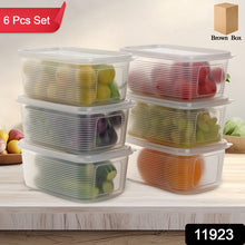 6 Pcs Multipurpose Plastic Food Storage Container Set