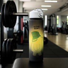 Cartoon Printed Water Bottles  900 Ml  300 Ml (2 Pc)