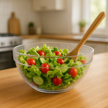 Transparent Idli Mixing  Serving Bowl  Textured Plastic Kitchen Bowl (1 Pc)