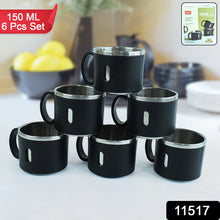 Apex Stainless Steel Desk Mug (6 Pc)