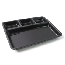 Plastic 4-compartment Rectangular Meal Serving Tray  Sectioned Dining Plate (1 Pc)