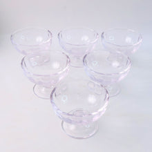 Premium Glass Ice Cream Dessert Bowl 6 Pc Set