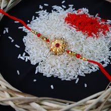 Designer Golden Rakhi