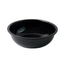 Plastic 6 Inch Black Round Deep Serving Bowl (1 Pc)