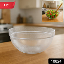 Transparent Idli Mixing  Serving Bowl  Textured Plastic Kitchen Bowl (1 Pc)