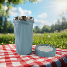 Apex Double Wall Inner Steel Travel Glass (500ml) Approx (1 Pc  Mix Color)