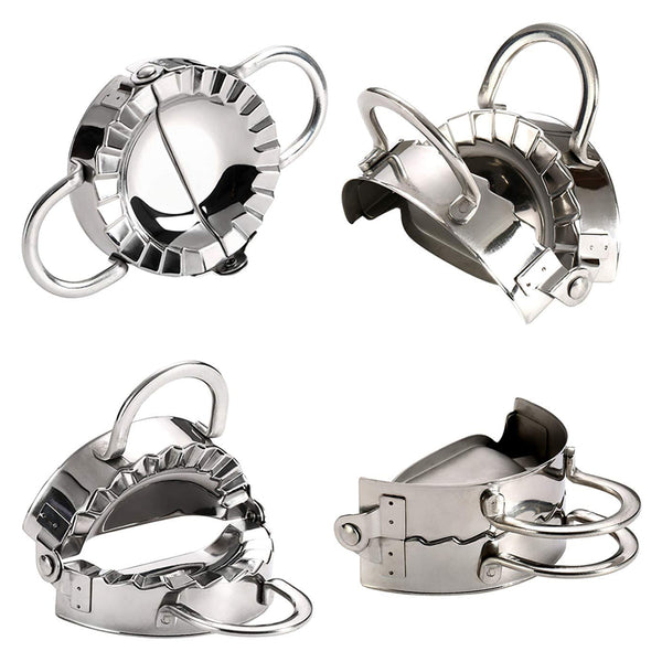 2219 Stainless Steel Dumpling Maker Dough Cutter Pie Mold Tool.
