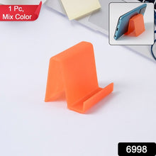Durable Plastic Mobile Phone Stand With Angled Support (1 Pc  Mix Color)