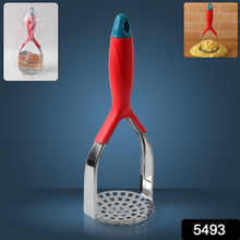 5493 Kitchen Food Masher Fruit Tool Masher Professional Masher Kitchen Tool Kitchen Masher With Comfortable Grip Heavy Duty Potato Masher Perfect For Bean Vegetable Fruits Masher (1 Pc)