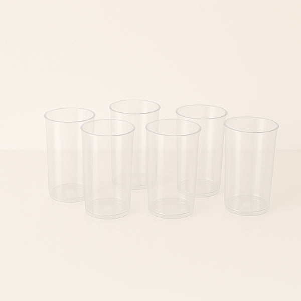 Supermom Martini Clear Glass Set (6 Pc)