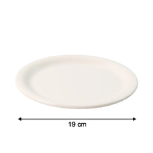 Plastic Round Dinner  Serving Plate  19 Cm (1 Pc)