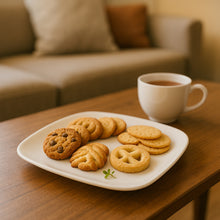 Premium Square Dinner Plate (28 Cm  1 Pc)