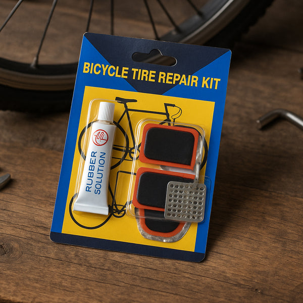 Bicycle Tire Repair Kit Puncture Repair Set With Adhesive Portable Tools