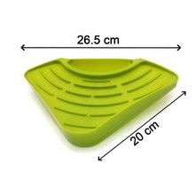 0861 Sink Strainer Basket Corner Kitchen Triangular Multi Functional Drain Shelf