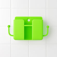 1 Pc Neon Green Wallmount Mobile Stand With Hook