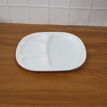 Plastic Large Compartment Dinner Plate  Thali With 4 Sections