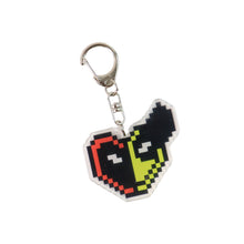 Retro Pixel Graphic Keyring