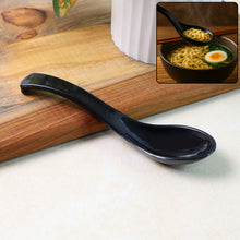 Plastic Soup Spoon  Deep Bowl (1 Pc  Black)