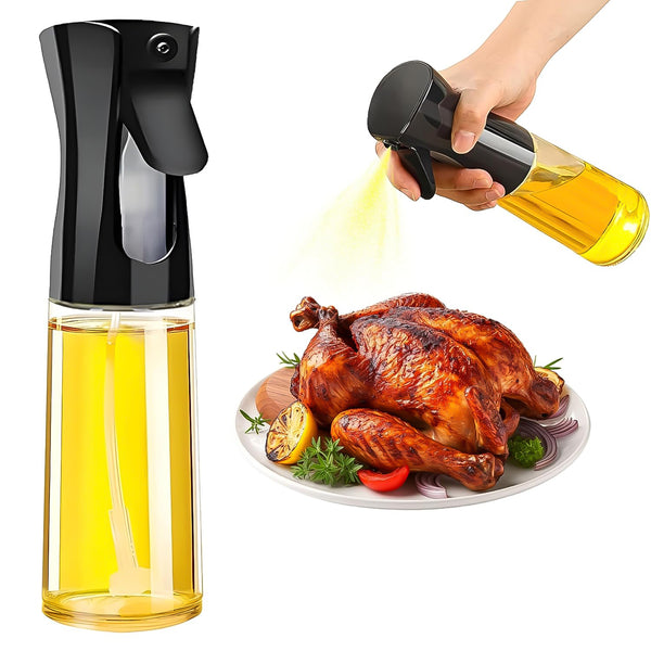 Plastic Oil Spray Bottle - Versatile Kitchen Gadgets (250 Ml Approx)