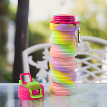 Colorful Collapsible Silicone Water Bottle (1 Pc)
