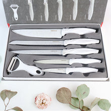 Marble Coated Stainless Steel Kitchen Knife Set (6 Pc)